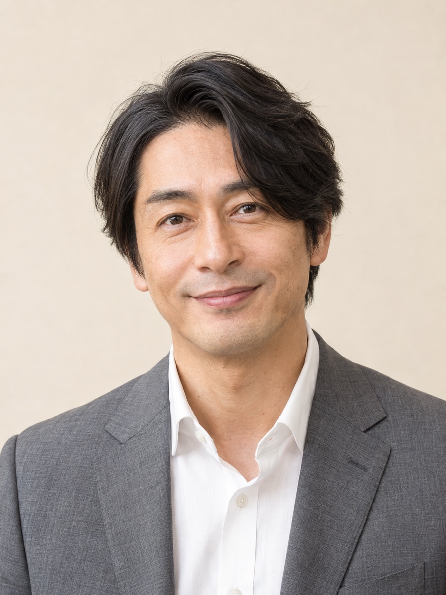 大人のサイドパートミディアム（正面）