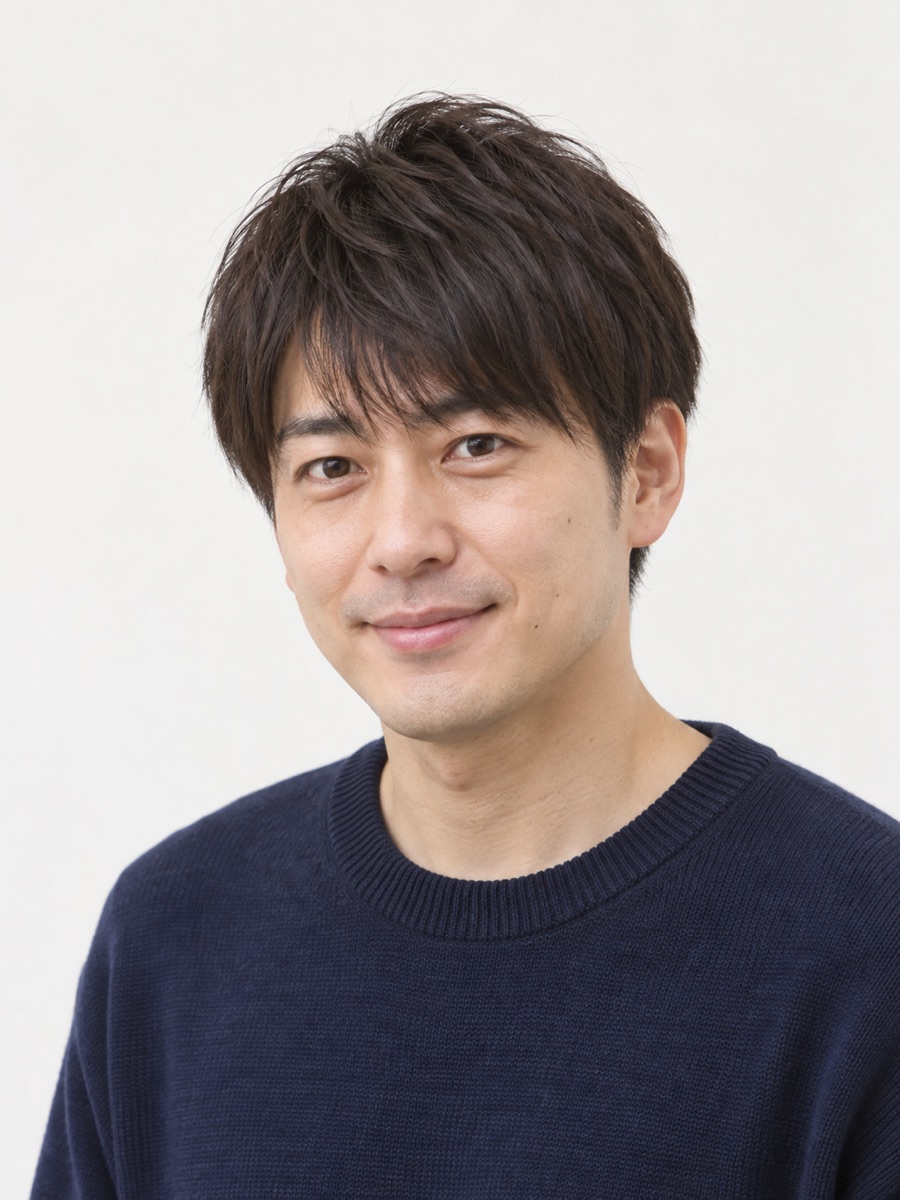 前髪ありナチュラルショート（正面）